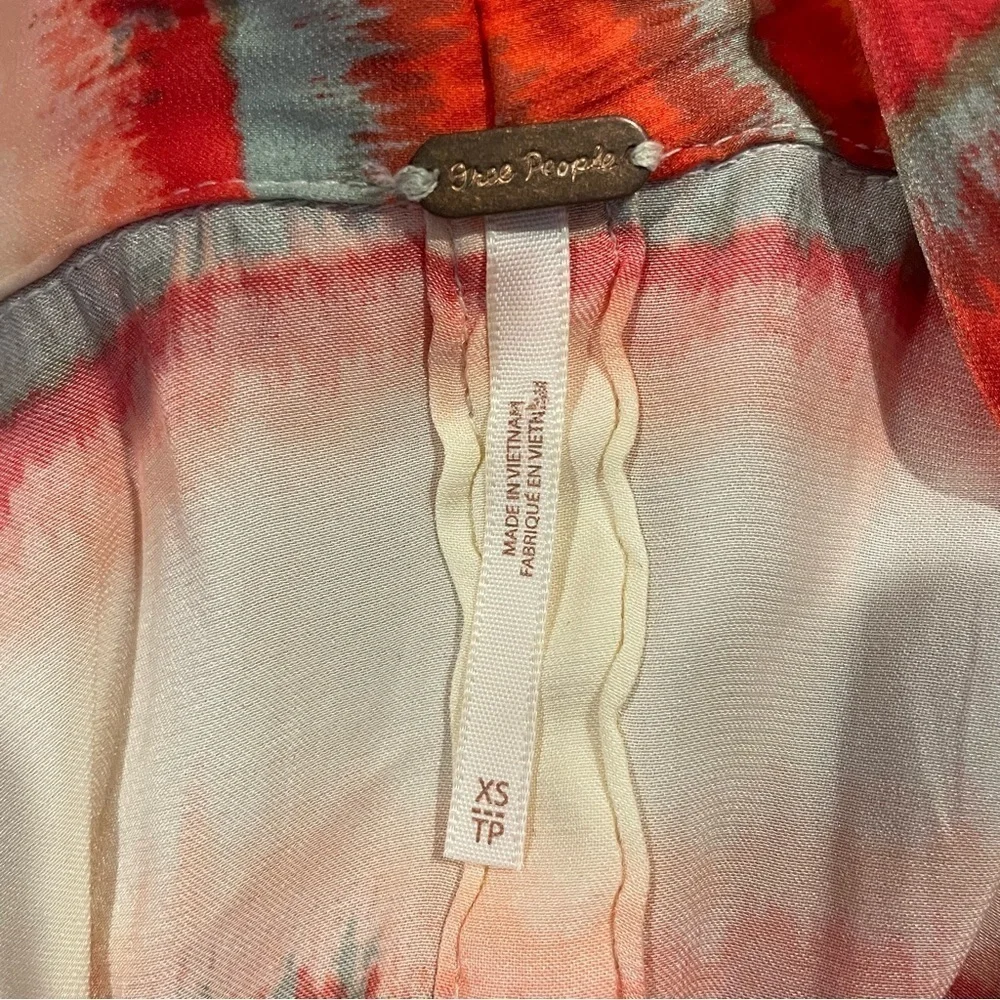 Free People High Tide Tie Dye Wrap Top